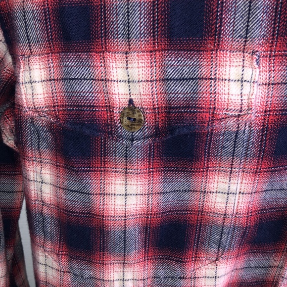 UNISEX Onassis Soft Flannel button Down Shirt - Picture 3 of 6